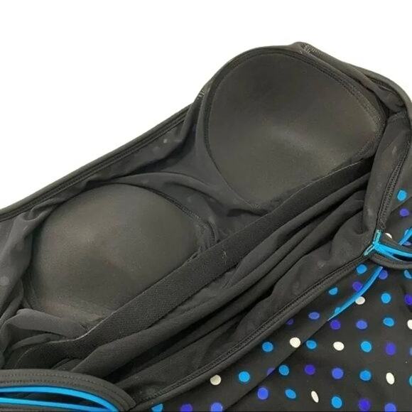 Robby Len Womens Candy Dot Empire Princess Swim Dress Size 12 - Picture 6 of 9